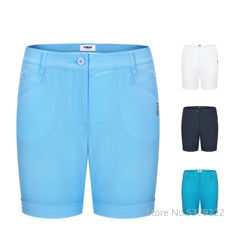 

PGM Golf Pants Womens Shorts Summer Casual Pockets Sports Pants Breathable Training Trousers Golf Clothing 2021 Golf Shorts