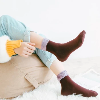 

3 Pairs Winter Warm Socks Female Male Thicken Thermal Wool Cashmere Snow Sock Seamless Velvet Boots Floor Sleeping Unisex