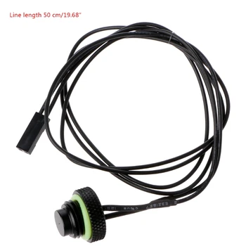 

Water Cooling System 10K Temperature Sensor G1/4\" Stop Fitting 2-Pin Plug Cable