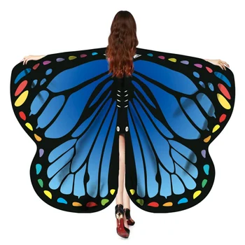 

Butterfly Cloak Clothing Polyester Fiber Material Skin-friendly and Colorfast Easy to Carry Halloween