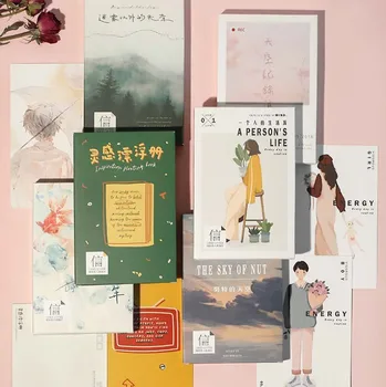 

Postcard Collection Letter of Lovers Inspired Floating Book Series Creative Gift Boxed Message Card Card 6-