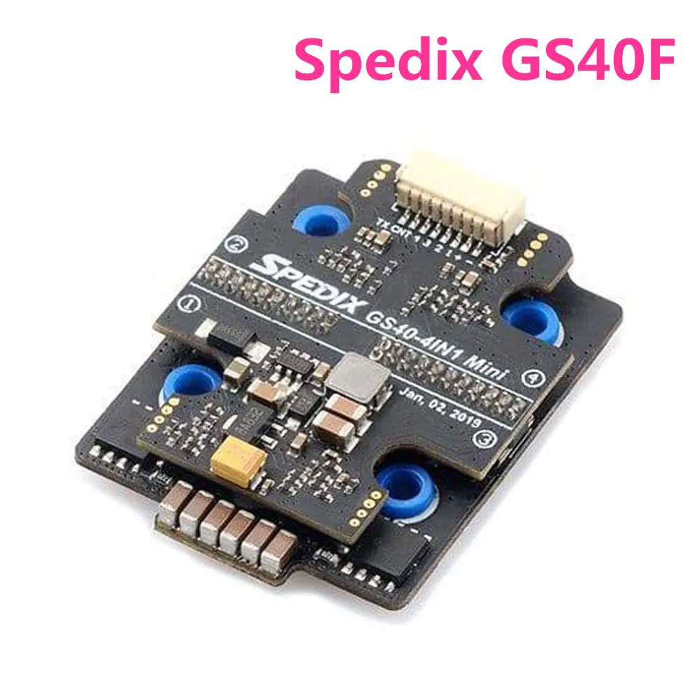 20x20 мм Spedix IS40/GS40F 40A BLHeli_S/BLHeli32 Mini 3-6S 4в1 бесщеточный ESC для радиоуправляемого дрона FPV Racing MultiRotor diy части