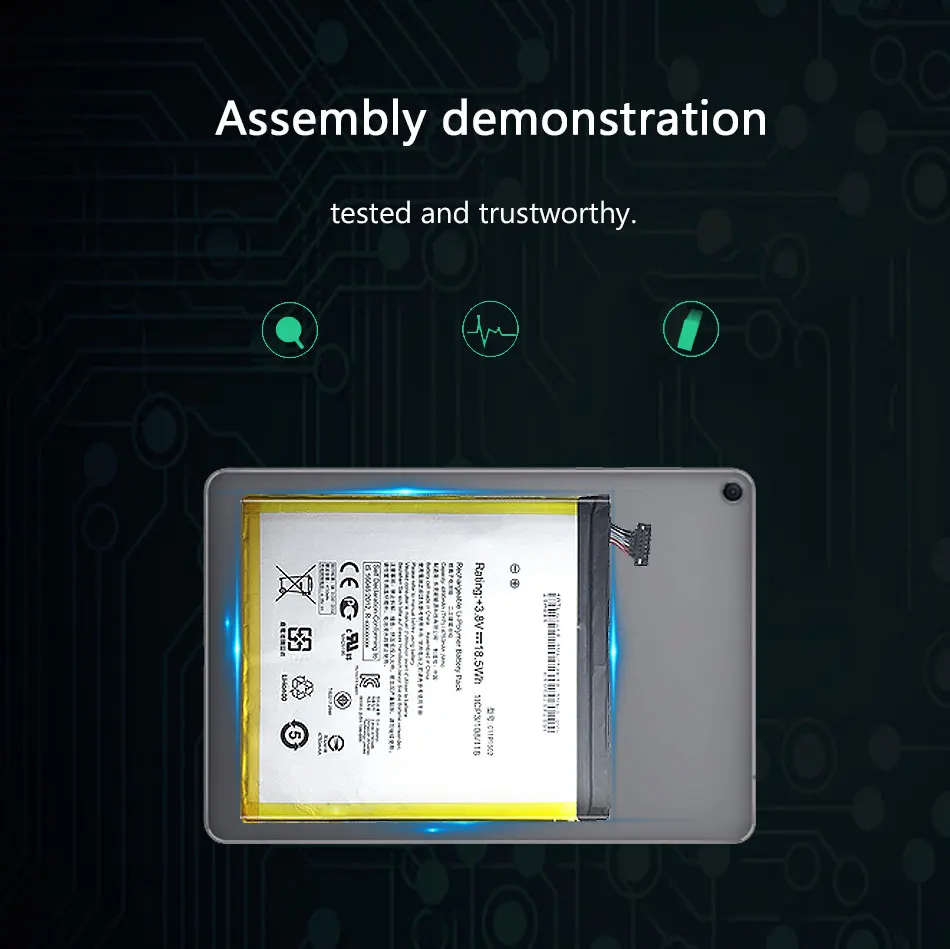 Мобильный телефон Батарея для ASUS ZenPad 10 Z300C Z300CL Z300CG Замена Батарея 4890 мА/ч, C11P1502