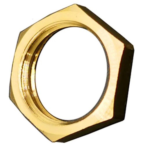 5pcs 1/8 1/4 3/8 1/2 3/4 1 inch pipe thread brass hexagon nuts hex nut 