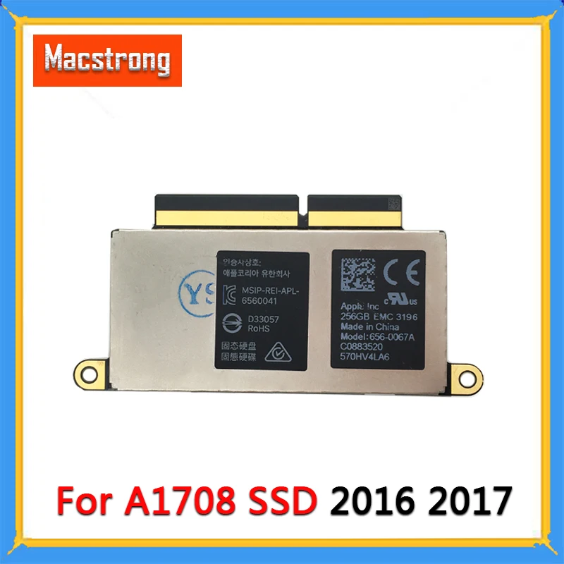 Оригинальный SSD-накопитель A1708 128 ГБ 256 512 внешний накопитель для Macbook Pro Retina 13