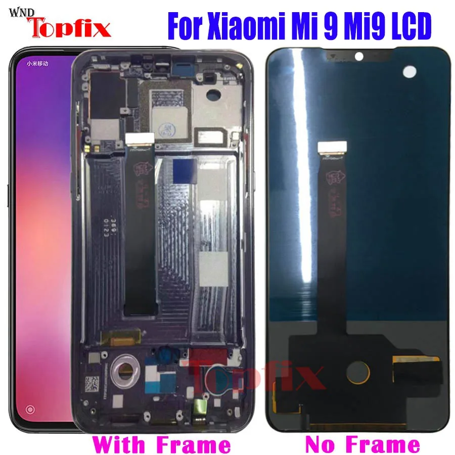  TFT For Xiaomi Mi 9 LCD Display Touch Screen Digitizer Assembly For Mi9 LCD Mi9 LCD Display xiaomi 