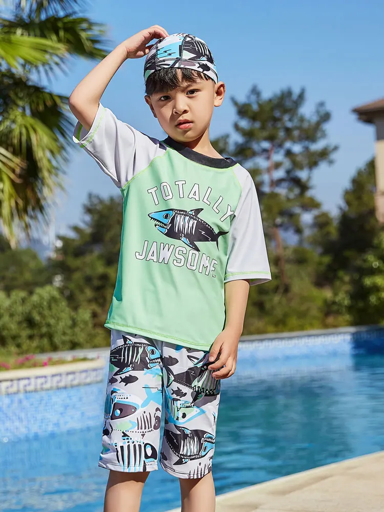 boy short swim sets