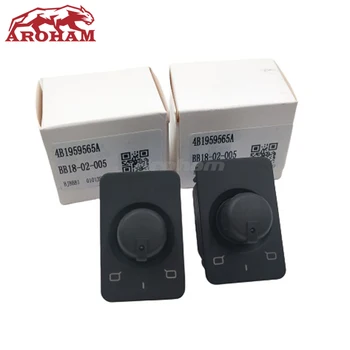 

2 Piece/Lot NEW Black Side Mirror Switch Control Knob Memory 4B1959565A For Audi A6 C5 1998-2004 4B1 959 565 A