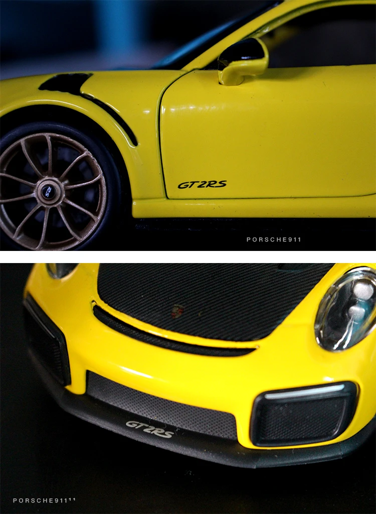 Maisto 1:24 Porsche 911GT2RS Roadster имитация сплава Модель автомобиля Моделирование Украшение автомобиля коллекция Подарочная игрушка