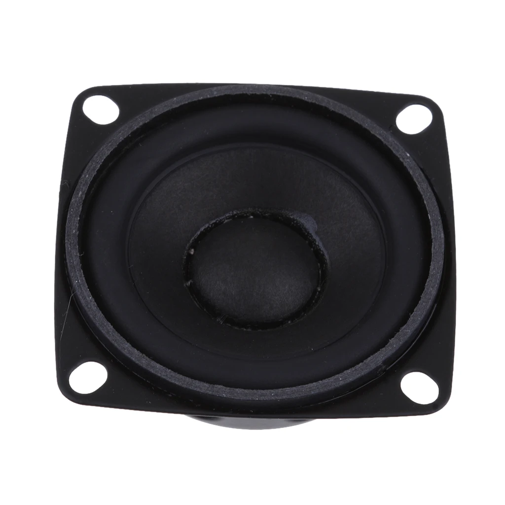 52mm 4Ohm 5W Full Range Audio Speaker Square Loudspeaker 16 Coil Rubber Side