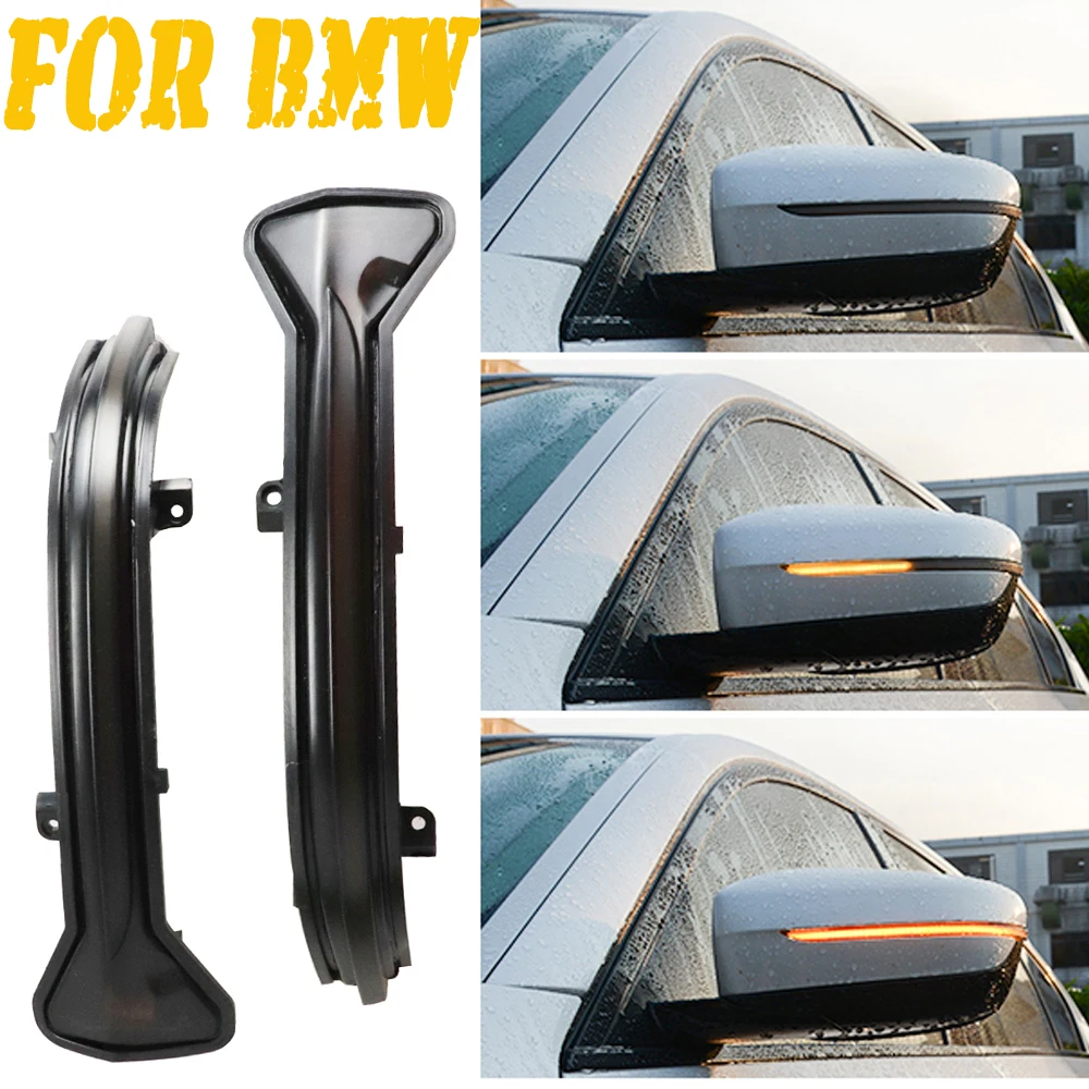 

Dynamic Turn Signal Side Mirror Indicator Blinker For BMW 5 6 7 8 3 Series G38 G12 G20 G30 G31 G32 G14 G15 G16 G11 M5 F90