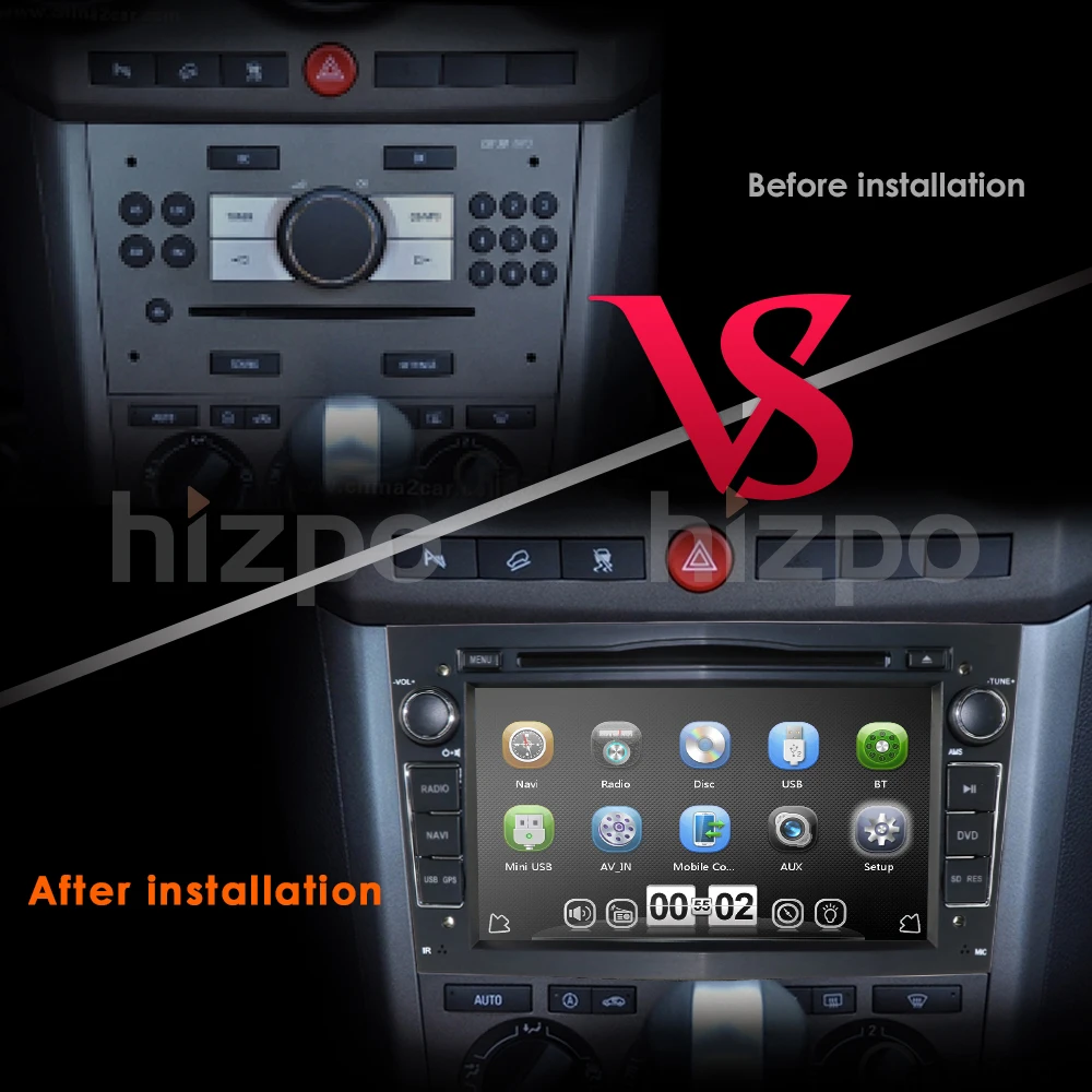 Автомагнитола 2DIN мультимедийный стерео плеер с DVD GPS для Vauxhall Opel Astra H G J Vectra Antara Zafira