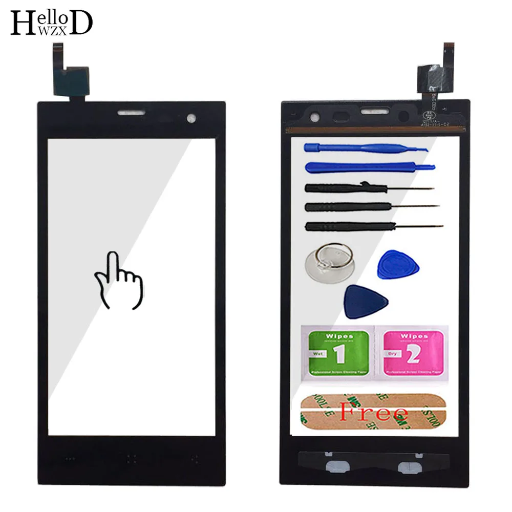 

4.5'' Mobile Touch Screen TouchScreen For Medion Life P4501 P4502 Touch Screen Digitizer Panel Sensor Front Glass Tools Adheisve