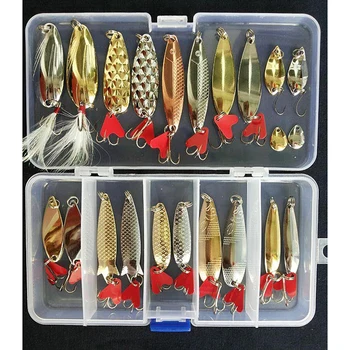 

Seawater Baits Crankbaits Equipment Tools Supplies 22pcs Fishing Metal