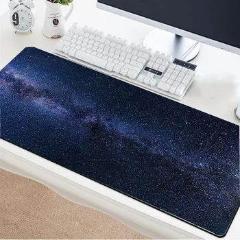 

Yuzuoan Galaxy star pattern mouse pad multi-size exquisite lock edge large keyboard pad office essential