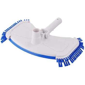 

Swimming Pool Vaccum Head Brush Cleaner Floating Objects Curved Suction Head Pond Fountain Cleaning Tool Part