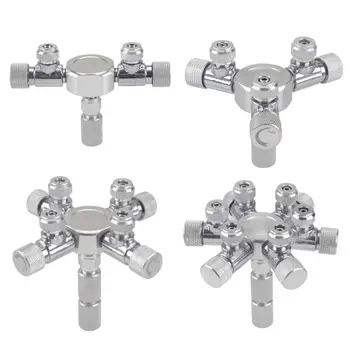 

Aluminum Alloy Aquarium Multiway CO2 Distributor Splitter Needle Valve Regulator Q39B