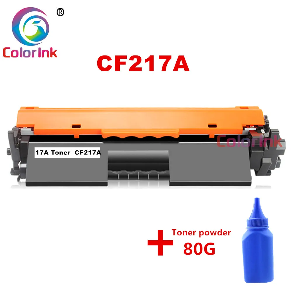 Цвет чернил без чипа CF217A CF217 17A 217A тонер-картридж для hp LaserJet Pro M102a M102W 102 МФУ M130a M130fn 130 130fn M102