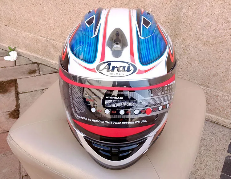Arai шлем Rx7-Топ Японии RR5 Педро мотоциклетный шлем гоночный шлем Полнолицевая емкость мотоцикла - Цвет: Прозрачный