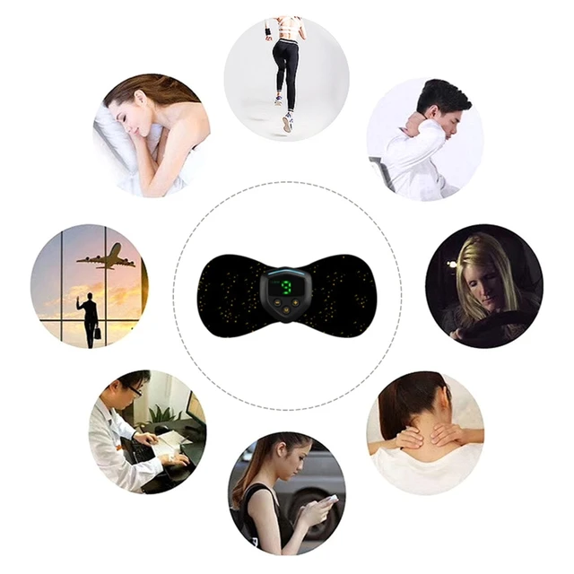H7JC New Body Massage Mini USB Electric Low Frequency Current Pulse Massager for Shoulder Neck Waist Arm Legs Home Travel 2