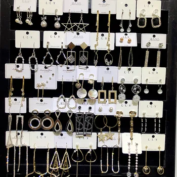 

30 Paris/lot fashion classical mix random style alloy women earring lot jewelry wholesale 201105-161