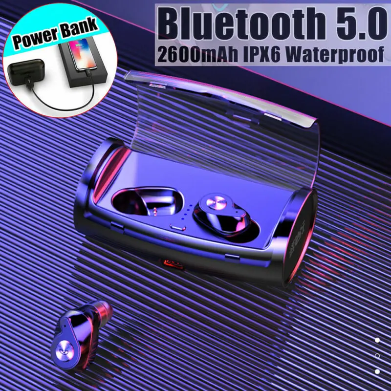 Горячие E1 мини беспроводные Bluetooth наушники TWS Наушники Earpods &amp power Bank