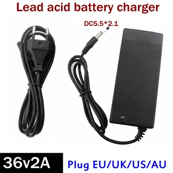 

36V 2A lead acid charger for Electric scooter Electronic Bicycle charger 41.4V lead acid battery