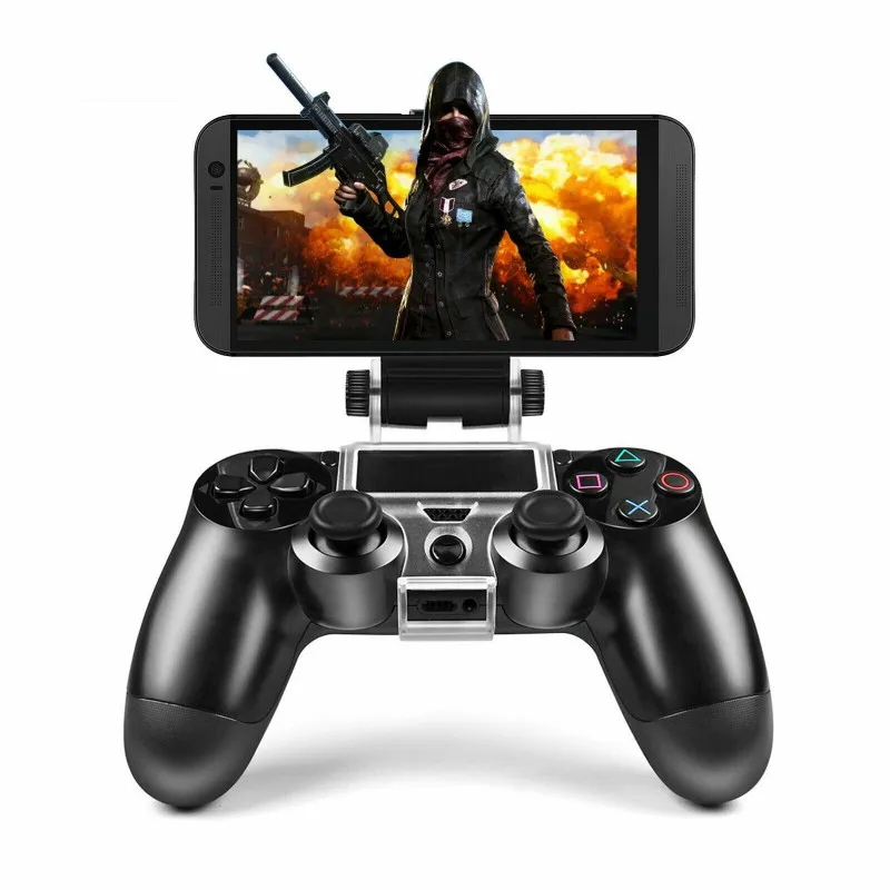 2 In 1 Holder For Ps4 Controller Cell Phone Clip Pubg Holder Mount Bracket Stand For Iphone Xiaomi Huawei For Samsung Oppo Accessories Aliexpress