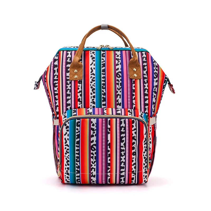 Сумка для мамы, Большой Вместительный рюкзак для ухода за ребенком, водонепроницаемая сумка для беременных, модная сумка для подгузников, рюкзак - Цвет: 104