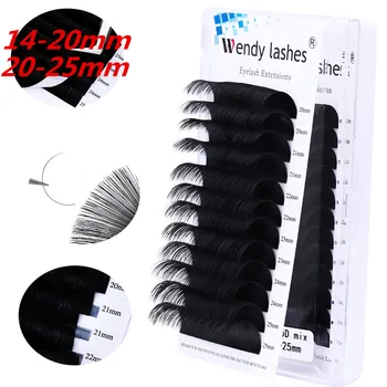 

20-25mm Mink Lashes Individual Eyelash Extension For Professional Lashes Extension Normal Long Size Fake Eyelash Makeup Tools