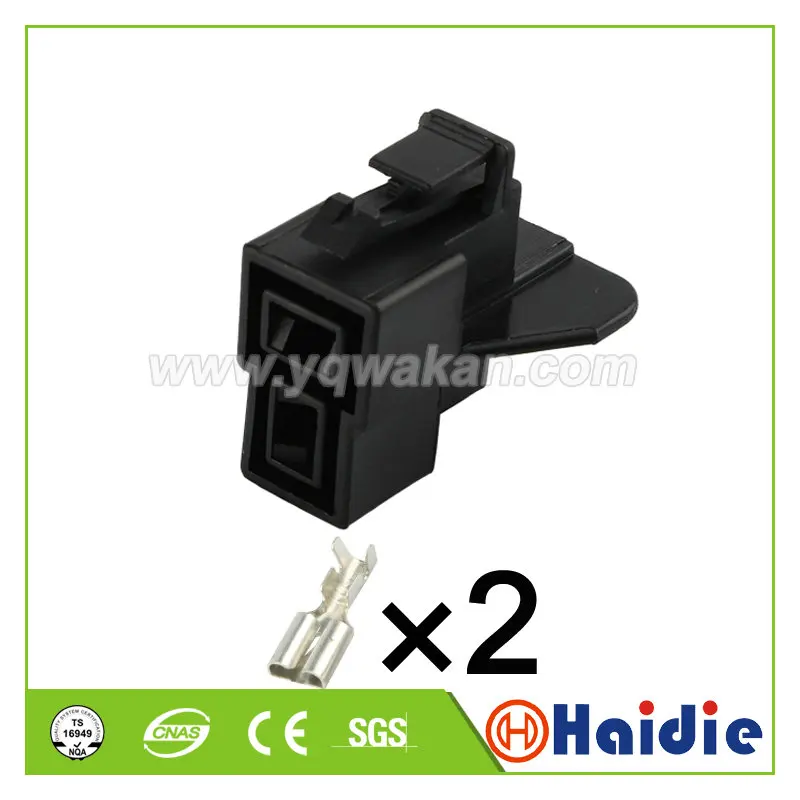 

5sets 2pin auto electric plastic connector plug wiring cable unsealed connector