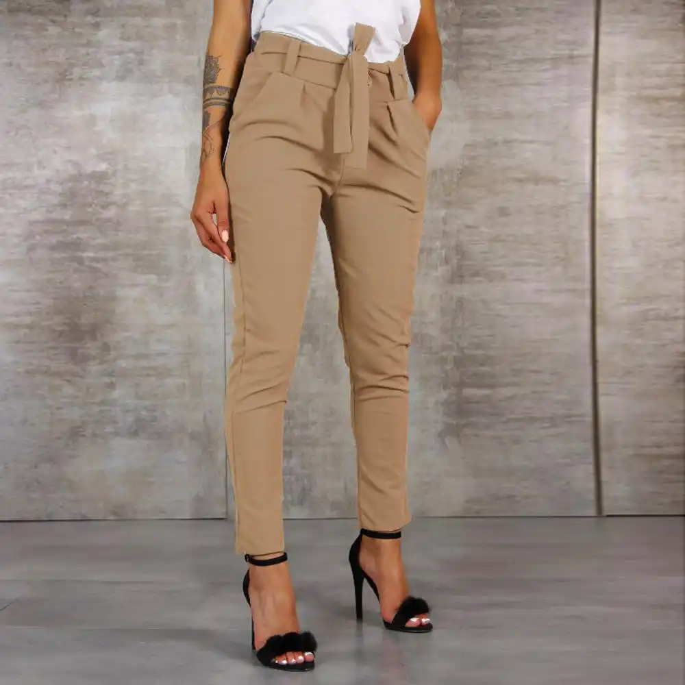 khaki pants with zipper pockets