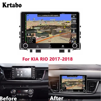 

Krtabo Car radio Android multimedia player 4G RAM For KIA RIO 2017 2018 Car touch screen GPS Support Carplay