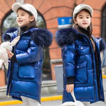 

New Winter Kids Clothes Down Coat Warm Snowsuit 4 5 6 7 8 9 10 11 12 14 Years Baby Girls Boys Hooded Parkas Children Outerwear