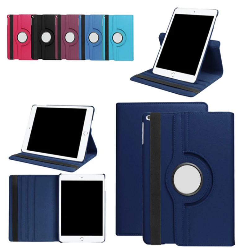 

Portable Tablet Cover Bracket Shock Proof Gadget PU Foldable Tablet Protective Case Support Flat Cover for iPad Air 1/2