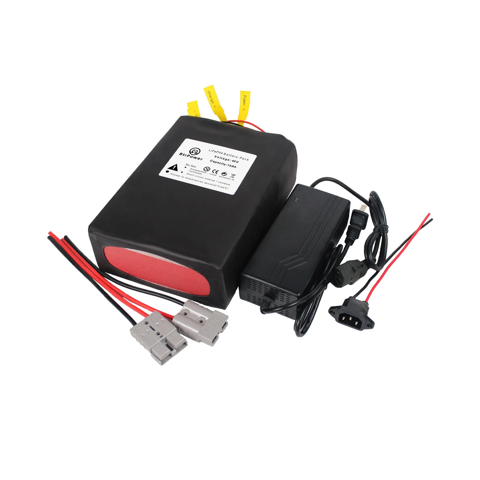 

48V 20A LiFePO4 Battery Pack Special Battery for Electric Bike with 5A Charger 50A BMS High Temperature Resistance Deep Cycle