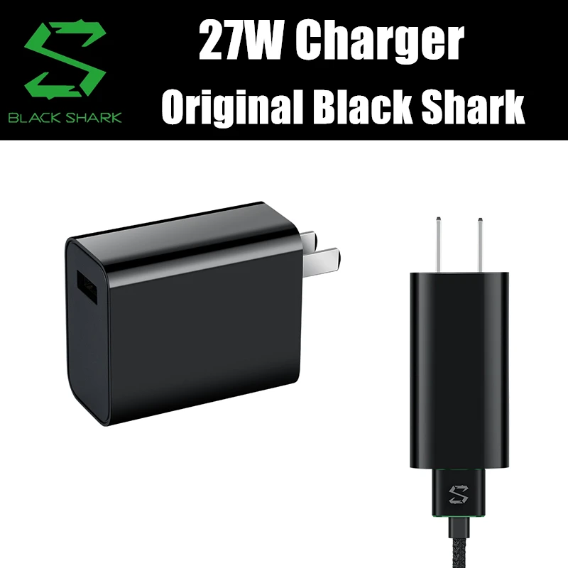 

27w charger original black shark QC3.0 Quick Charger 9V/3A Max comply with DOE 6 CoC V5 Tier2 Apply to Black Shark 1/Helo/ 2 pro