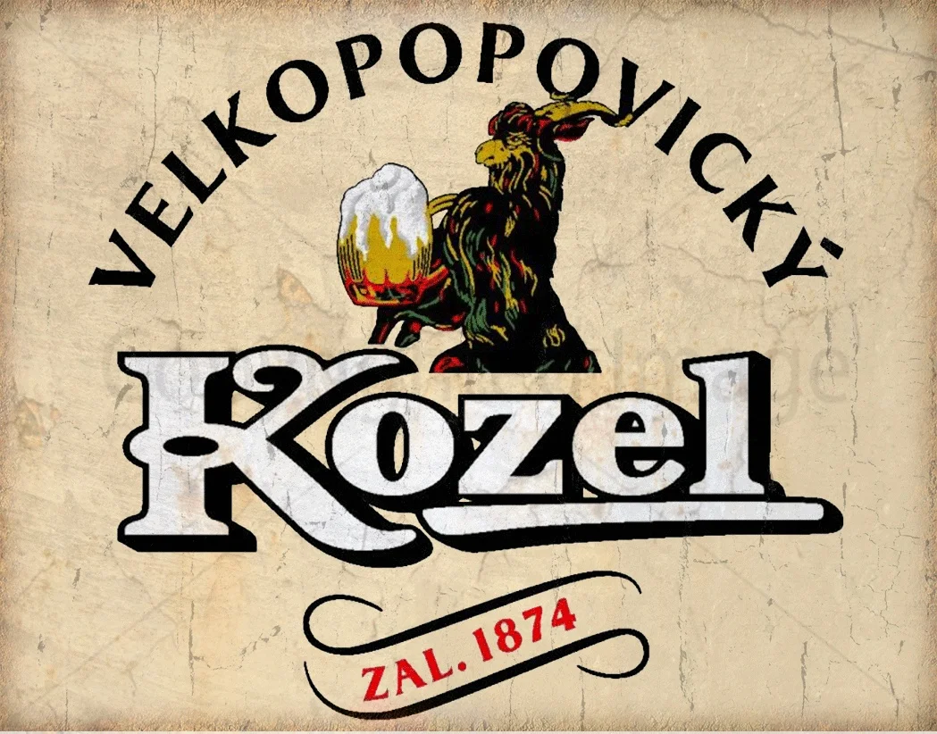 

20cm * 30cm Kozel Beer Czech Republic Vintage Metal Tin Sign Poster Wall Plaque