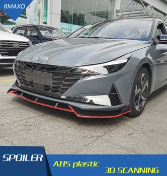 

For Elantra Body kit spoiler 2021-2022 For Hyundai Elantra A ABS Rear lip rear spoiler front Bumper Diffuser Bumpers Protector
