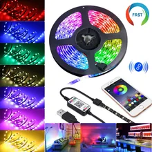 

LED Strip Light Bluetooth Mobile APP Control TV Backlight RGB5050 Voice Control for Hotel, Bar, KTV, Home Bedroom Ambient Lights