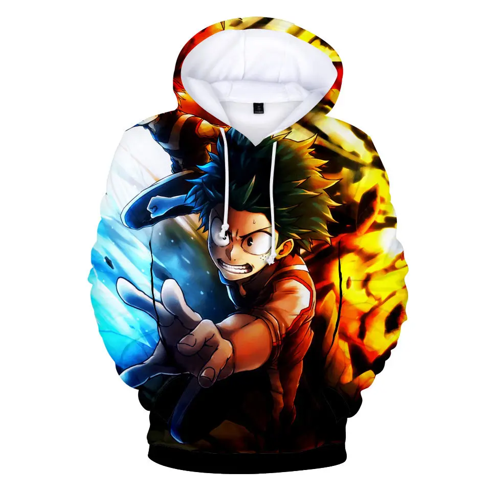 

Men kids My Hero Academia Boku no Hero Academia Hoody Bakugou Katsuki Todoroki Hoodie Sweatshirt 3D Printed Long Sleeve Hoodies