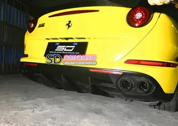 

Fit for Ferrari California carbon fiber rear spoiler lips