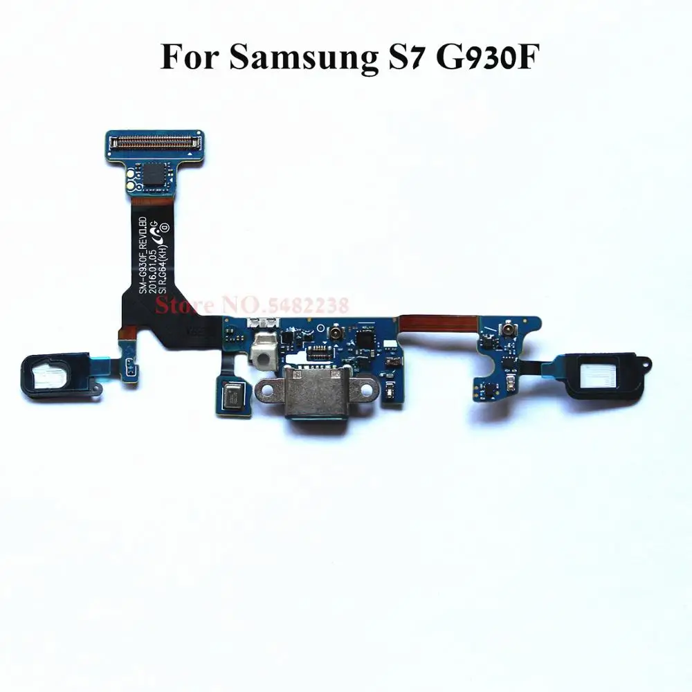 10 шт./лот оригинальный USB-порт для зарядки гибкий кабель Samsung S7 G930F SM-G930F плата
