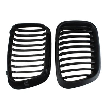 

2pcs Car Racing Grills Front Air Intake Grill Bumper Grilles replacement for BMW E46 318I 320I 325I 330I 98-01