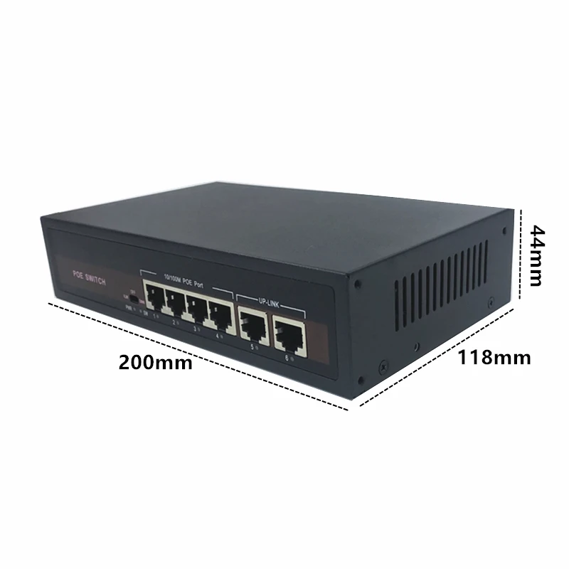 48V Ethernet-коммутатор питания через Ethernet с 5/8/16 системы безопасности-10/100 Мбит/с Порты и разъёмы IEEE 802,3 af/at подходит для IP камера/Беспроводной AP/IP CCTV камера системы