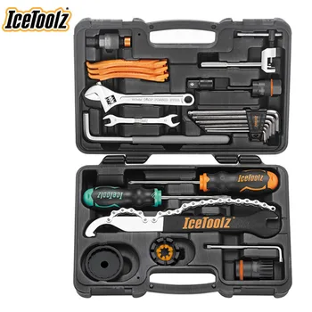 

IceToolz 82F4 Essence Tool Bike Kit Multifunctional Bicycle Repair Tool Box Shop Tool Set Cycling Repair Case Tool Set