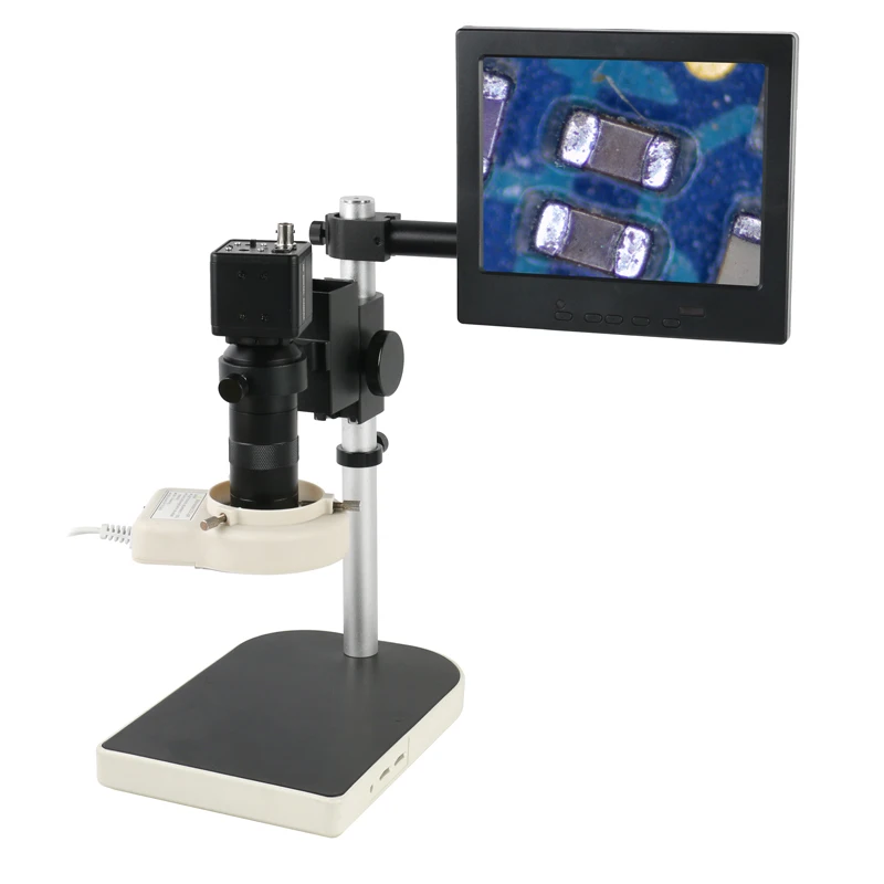 Industrial Ccd Camera Bnc Digital Video Microscope Camera+100x Zoom C