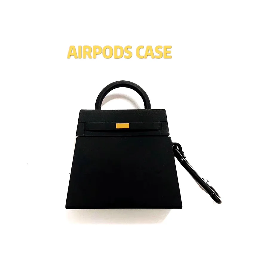 3D Silicone luxury Fashion Handbag Women's Shockproof Headphone Cases For Apple Airpods 1 2 Silicone Earphone Protection Cover (1)