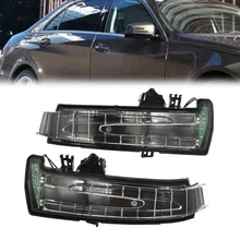 Левый/правый Автомобильный задний видоискатель индикатор для зеркала световой сигнал поворота объектив для Mercedes W204 W212 W221 2010 2011 2012 2013