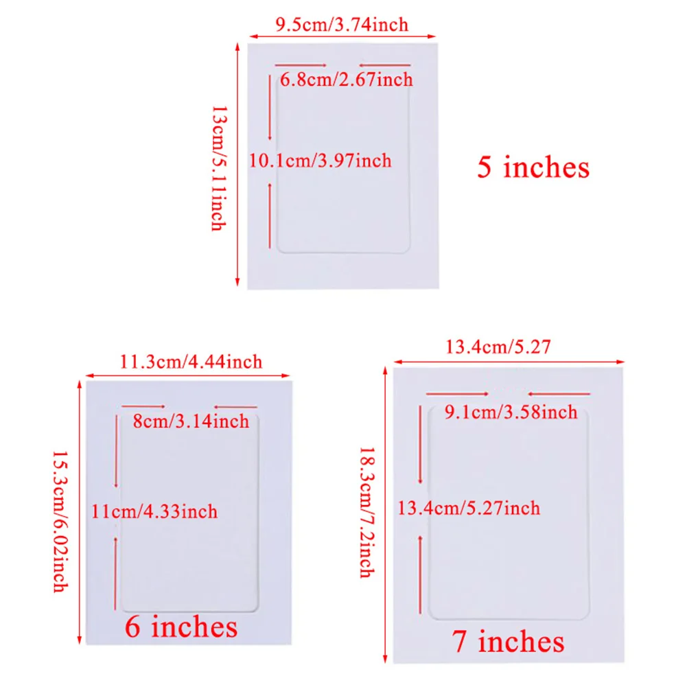 DIY Paper Photo Frames 10PCS for Party Wall Decoration photo frame wood canvas frame wood photo frame wood frame wood picture frame art frames